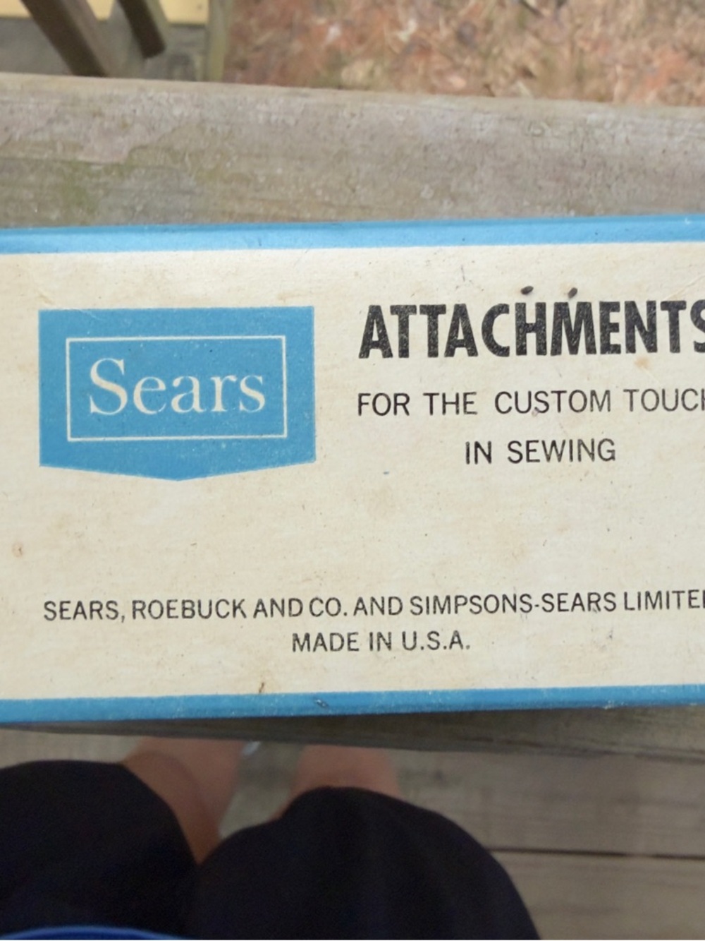Sears Sewing Attachments